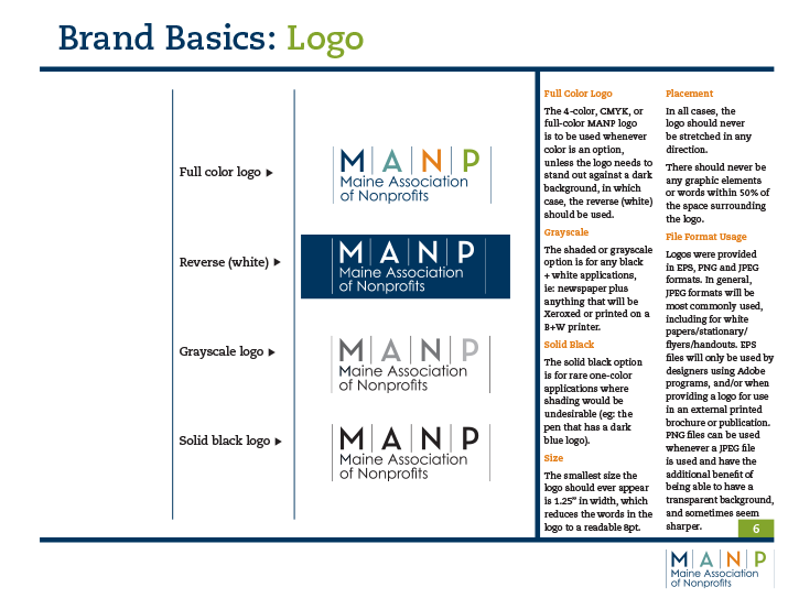 MANP Logo Usage